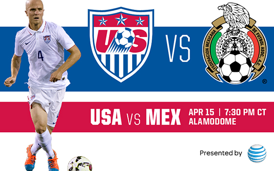 USA VS Mexico Soccer at the AlamodomeSilver Eagle ...